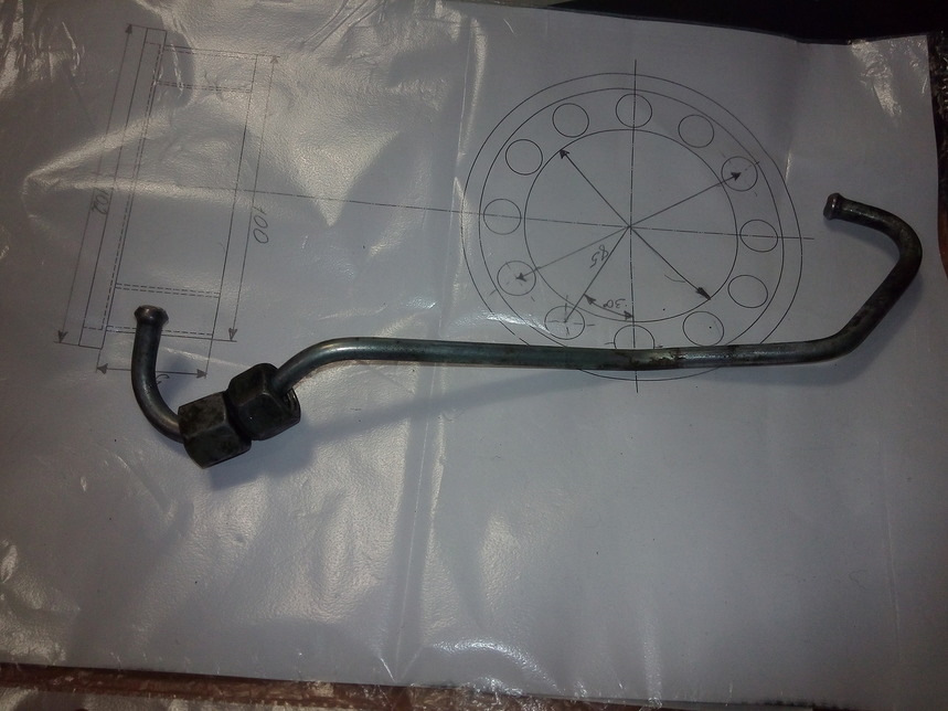 Трубка ТНВД приказала долго жить. — Volkswagen Transporter T3, 1,9 л ...