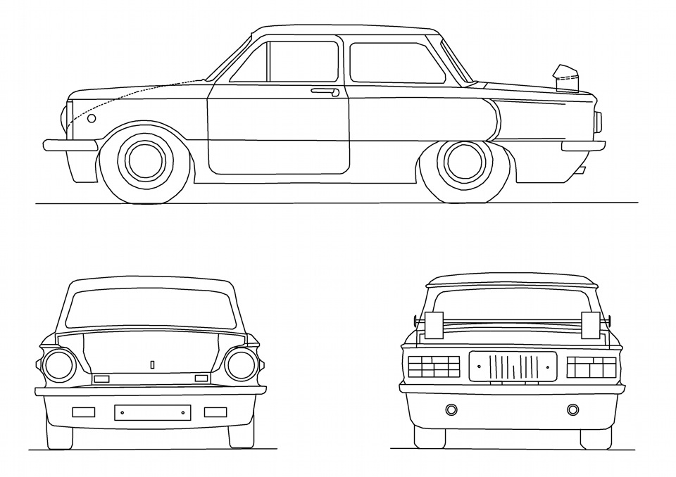 Рисунки заз 968м