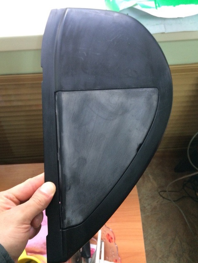 Покрытие Soft-Touch и результат снятия его 647 и 646 растворителем ...