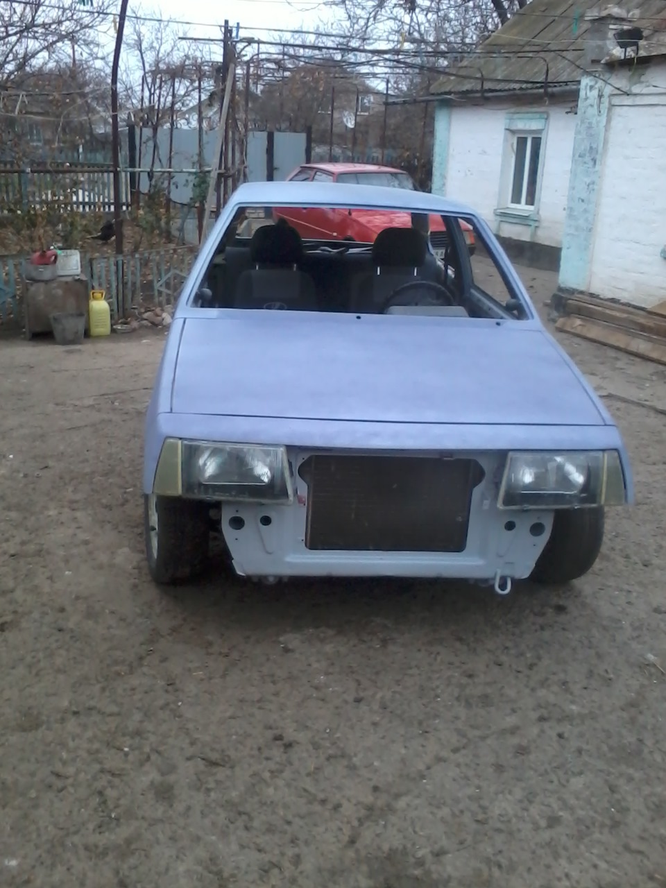 Подготовка к покраске ФИНИШ!)Проявочный грунт.Сушка)=== — Lada 2108, 1,4 л,  1987 года | кузовной ремонт | DRIVE2