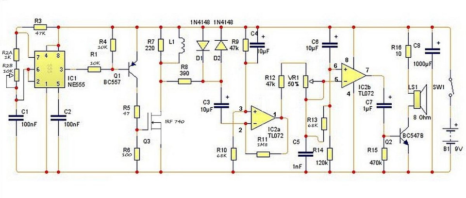 Metaldetector Quasar ARM rev. 06b | КВАЗАР АРМ металлоискатель - Share Project - PCBWay