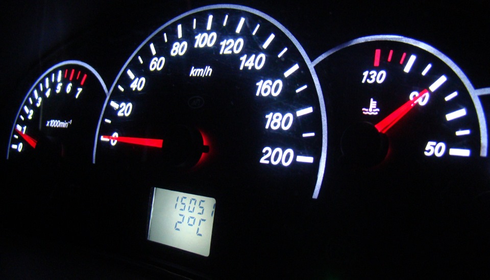 Переделка подсветки приборной панели часть 1 — Lada Приора хэтчбек, 1,6 ...