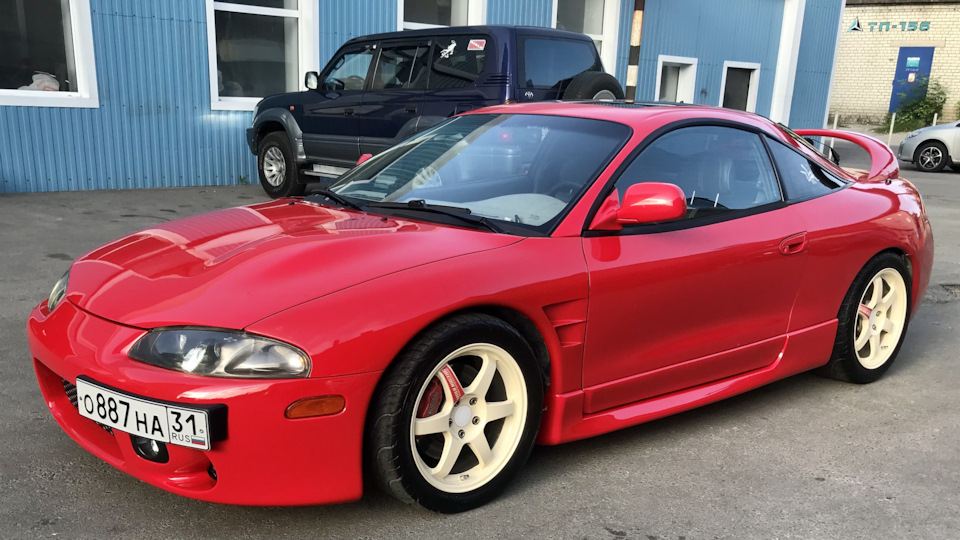 4G64T 2.3L. Перегон на зимовку)) — Mitsubishi Eclipse (2G), 2,4 л, 1995 ...