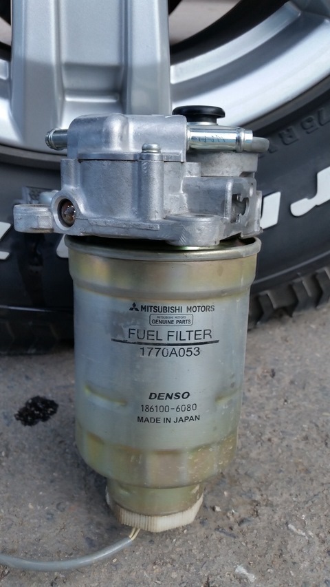 1770A053 Фильтр топливный Mitsubishi | Запчасти на DRIVE2