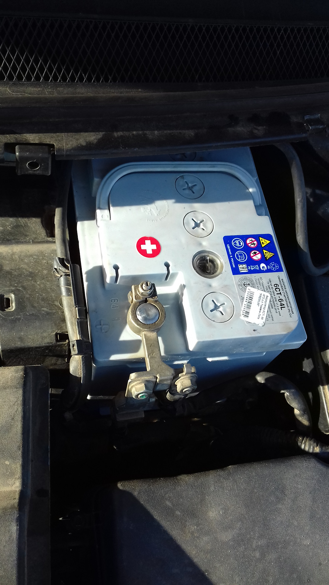 Новый Акб Тюмень Premium 64А/ч — Ford Focus II Sedan, 1,6 л., 2007 года ...