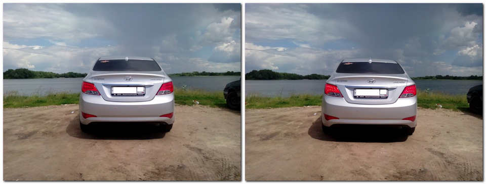 Светодиодные фонари — Hyundai Solaris, 1,6 л, 2015 года | тюнинг | DRIVE2