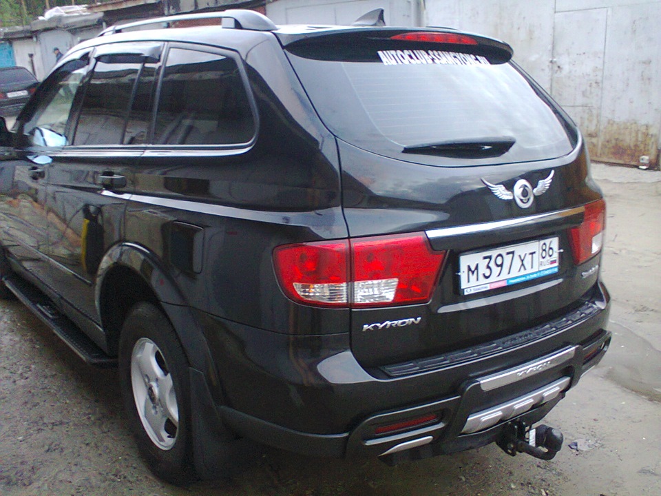 Ssangyong kyron черный дым