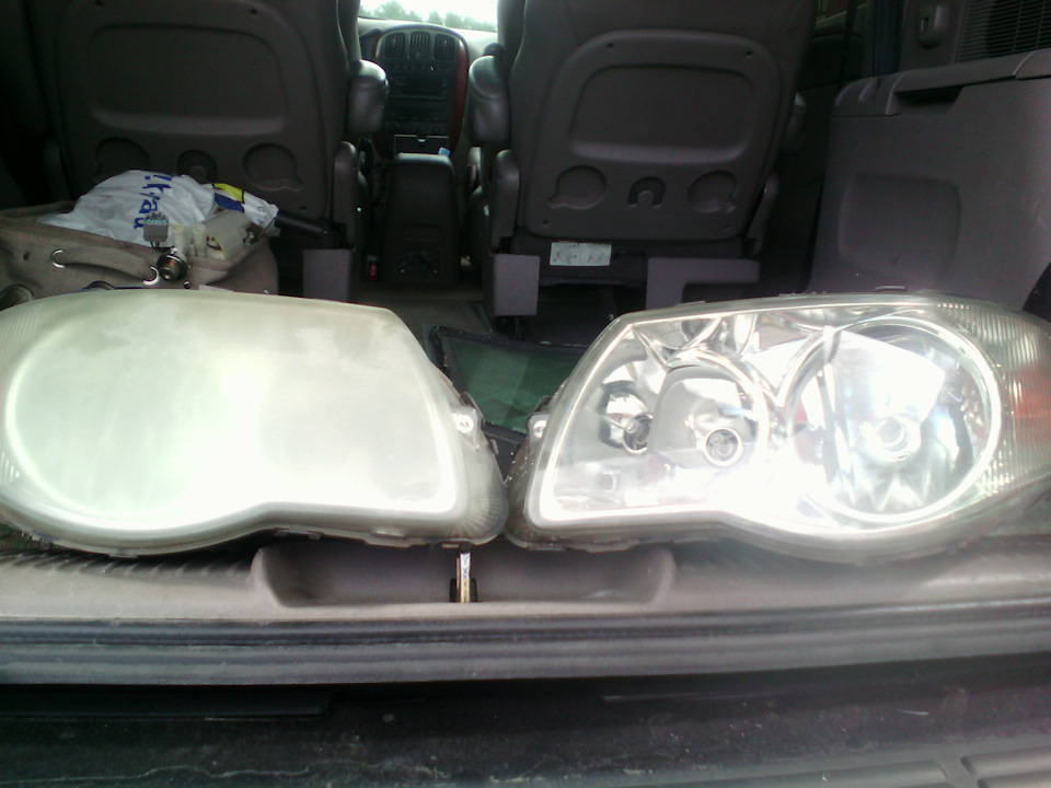 Немного сравнения. До и после. — Chrysler Voyager (4G)