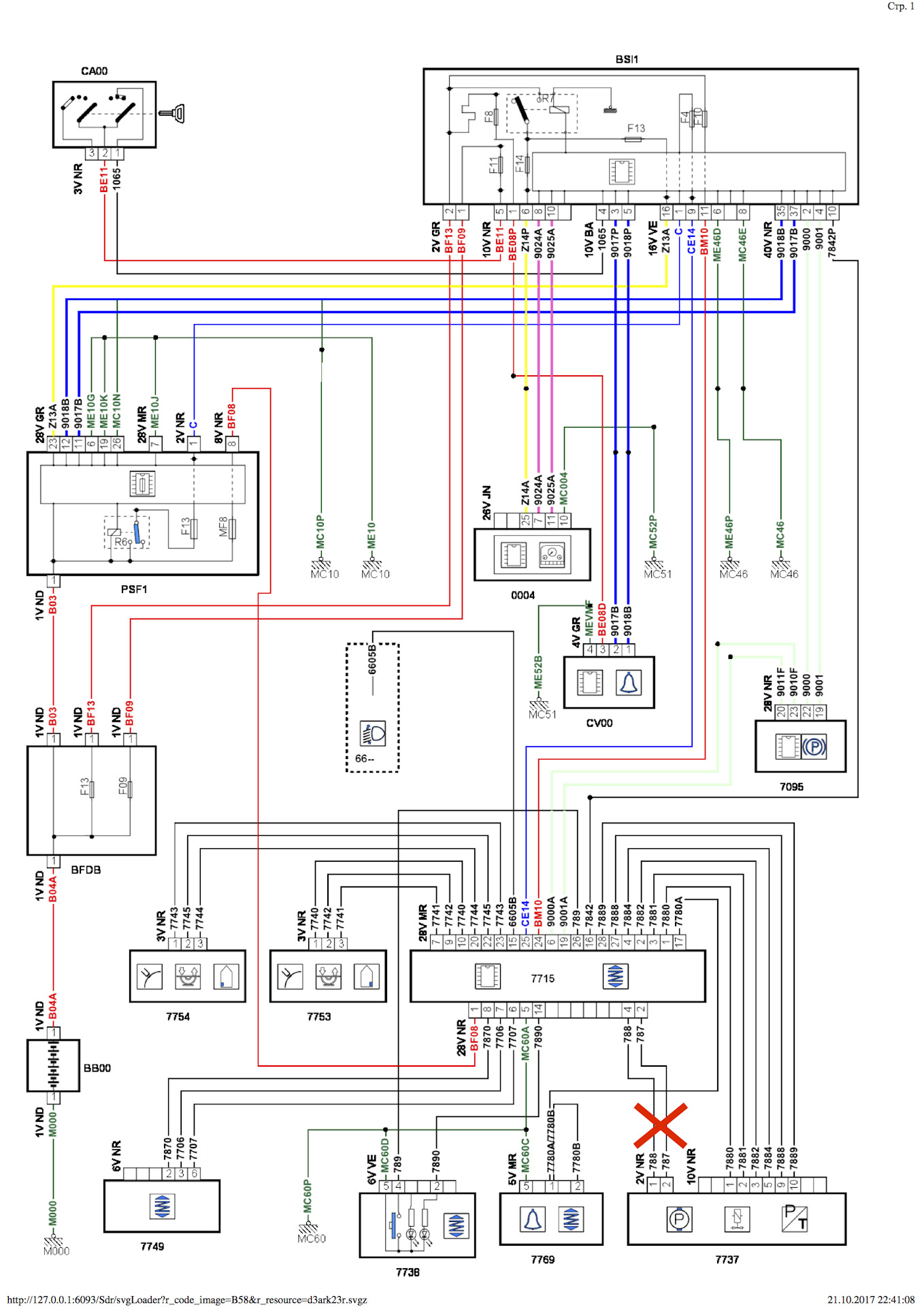 Пежо 407 распиновка