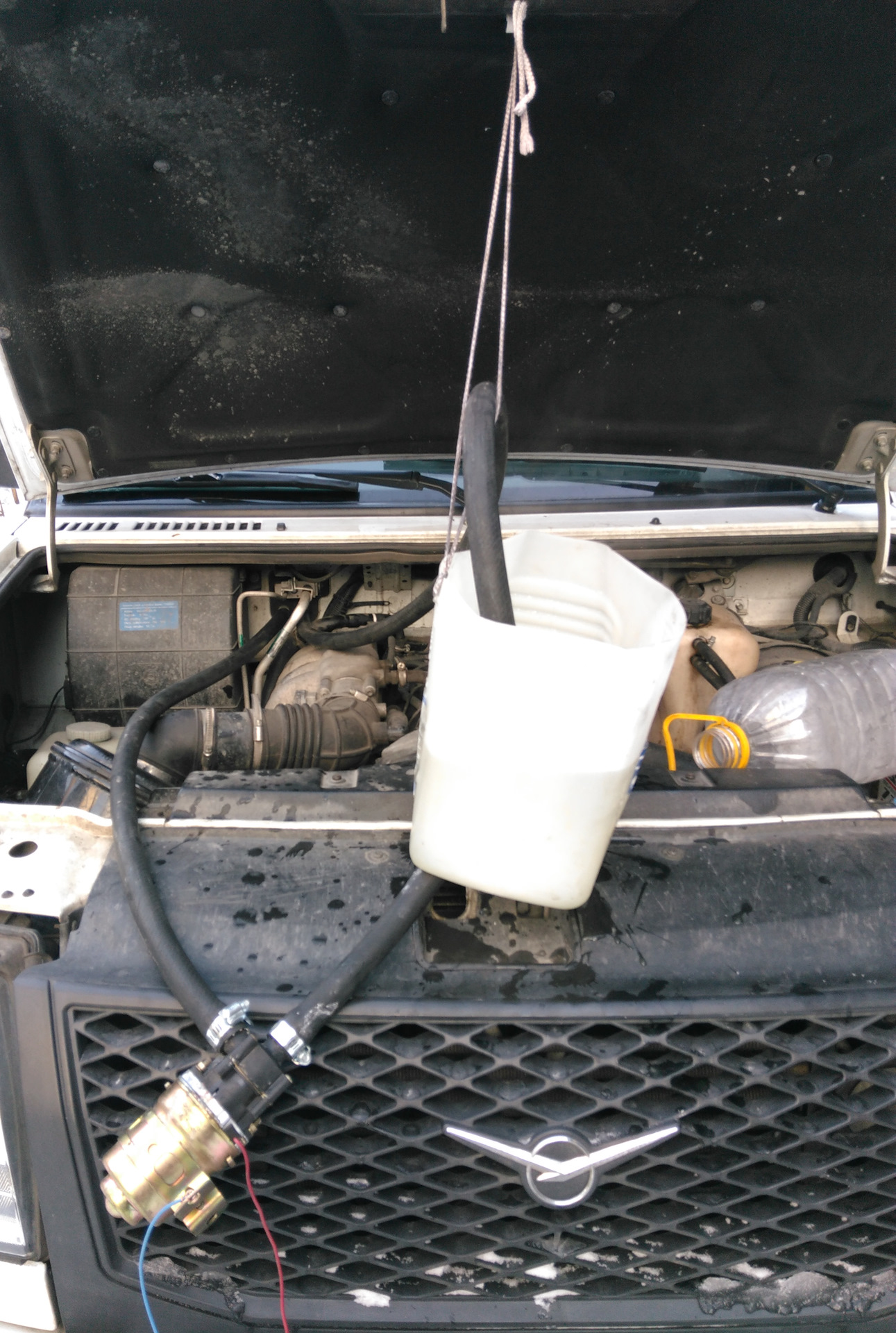 55147км. Моем переднюю печку УАЗ Патриот без снятия или тепло пришло ...