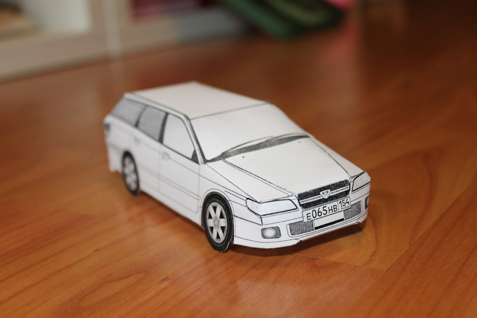 Делаю бумажный макет своего авто — Nissan Avenir (2G), 2 л, 2001 года ...