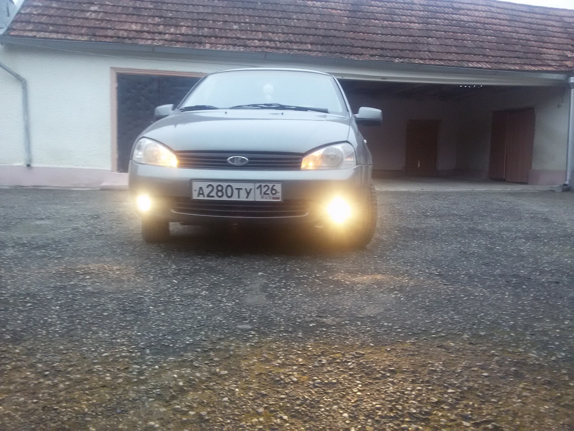 Противотуманки бош)) — Lada Калина Хэтчбек (1G), 1,6 л, 2011 года ...