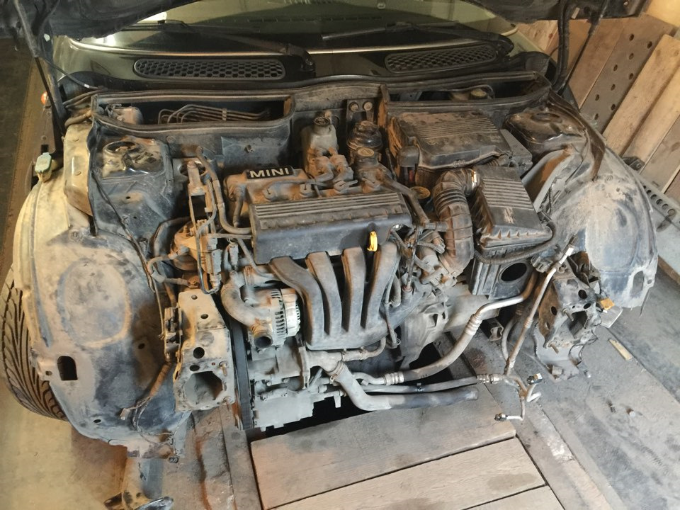 Пробитый радиатор-гель против течи-перегрев-ремонт — MINI Cooper Mk I ...