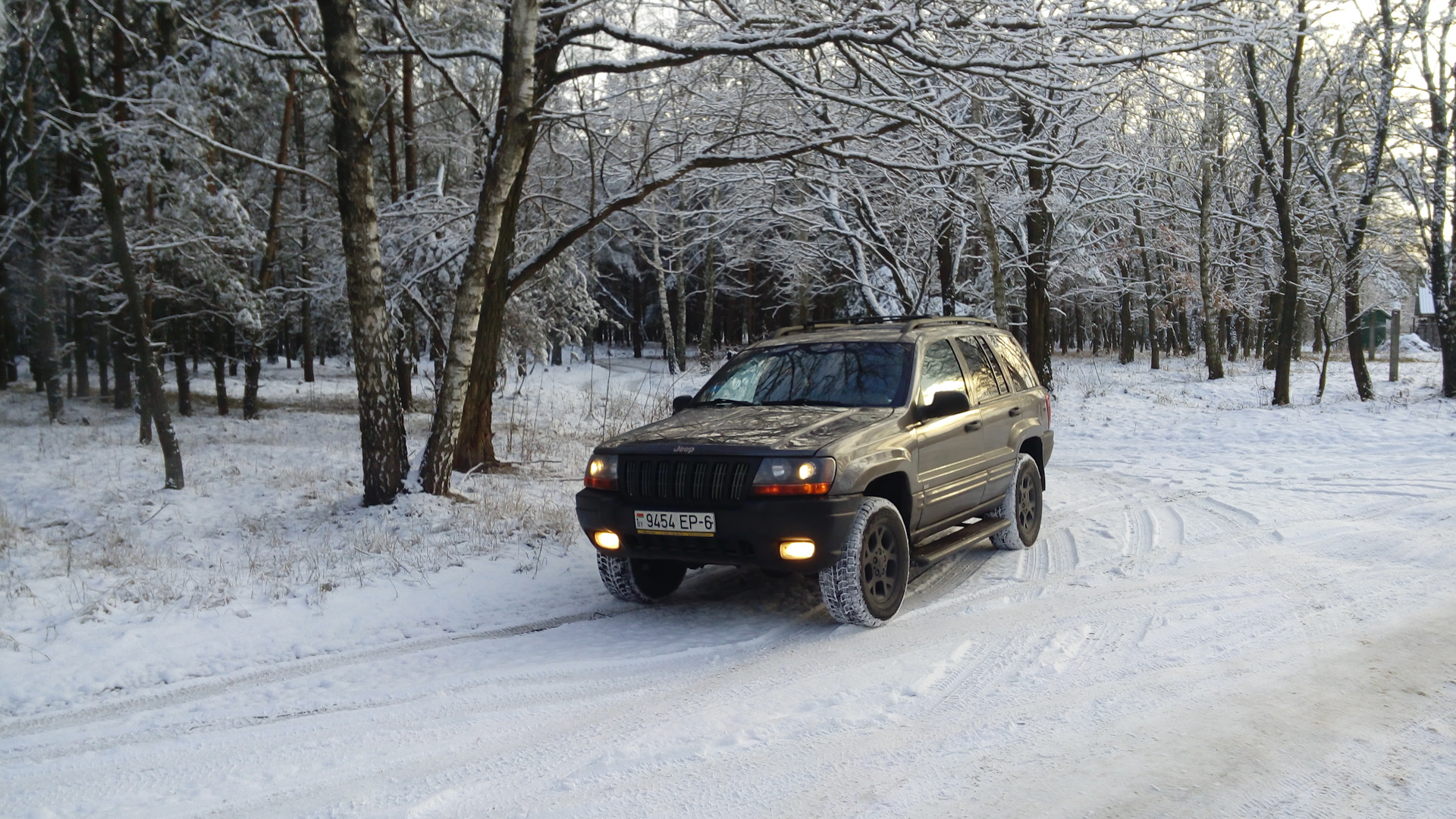 Jeep cherokee drive2. Катаемся зимой на Гранд Чероки 2.