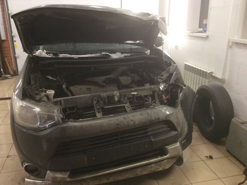 Кузовной ремонт мицубиси на стапеле — BodyService на DRIVE2