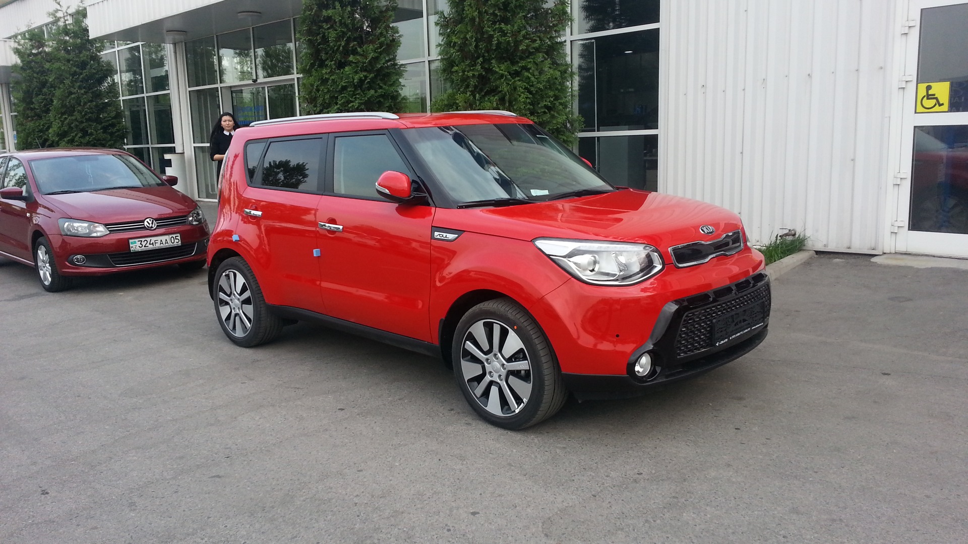 Kia Soul Red line передний обвес