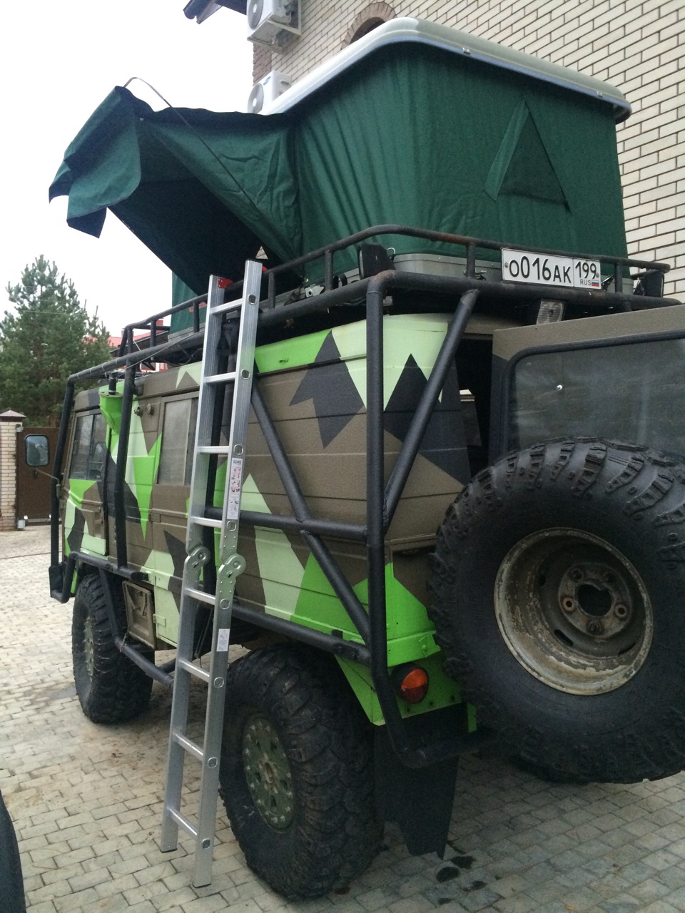 Автопалатка ORT-01 — Steyr Puch Pinzgauer 710K, 2,7 л, 1973 года |  аксессуары | DRIVE2