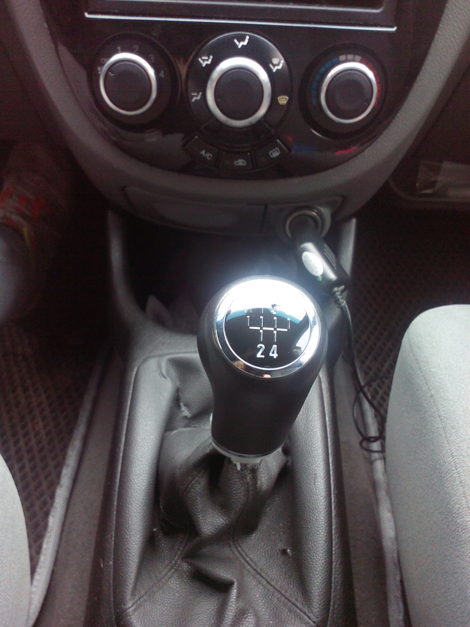 Ручка КПП от Astra H на лачетти — Chevrolet Lacetti 5D, 1,6 л, 2007 ...