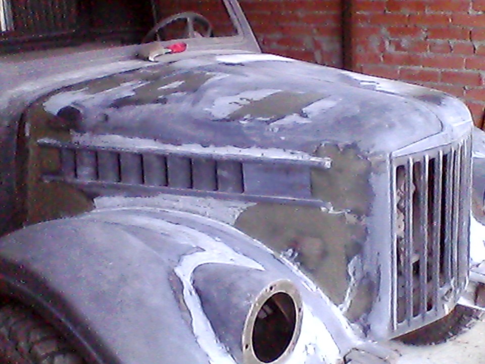 подготовка капота к покраске — ГАЗ 69, 2,3 л, 1975 года | тюнинг | DRIVE2