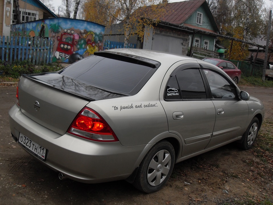 Nissan Almera Classic b10 антикрыло