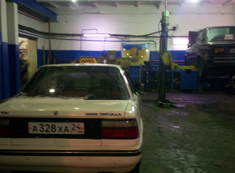 installation of the radio - Toyota Corolla 15 liter 1991