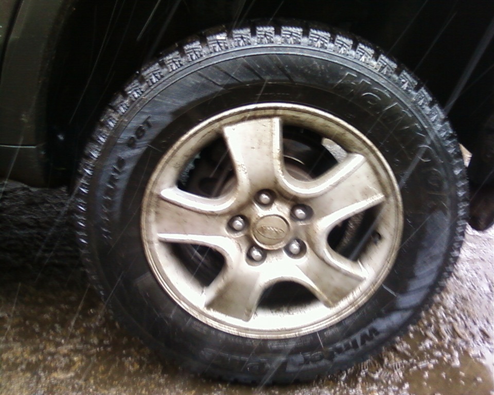диски — Hyundai Tucson (JM), 2 л, 2007 года | колёсные диски | DRIVE2