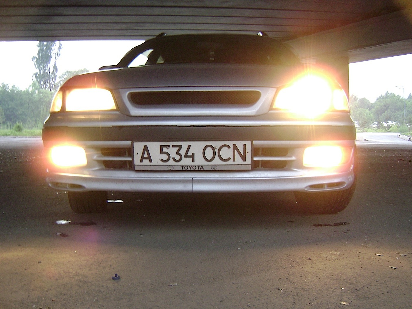 Lip installation and little things - Toyota Caldina 20 L 1997