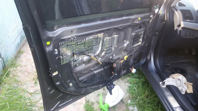 шумка дверей и китайский ништяк — Mitsubishi Lancer X, 1,8 л, 2008 года ...