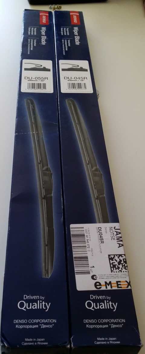 гибридные щетки стеклоочистителя Denso для правого руля — Toyota ...