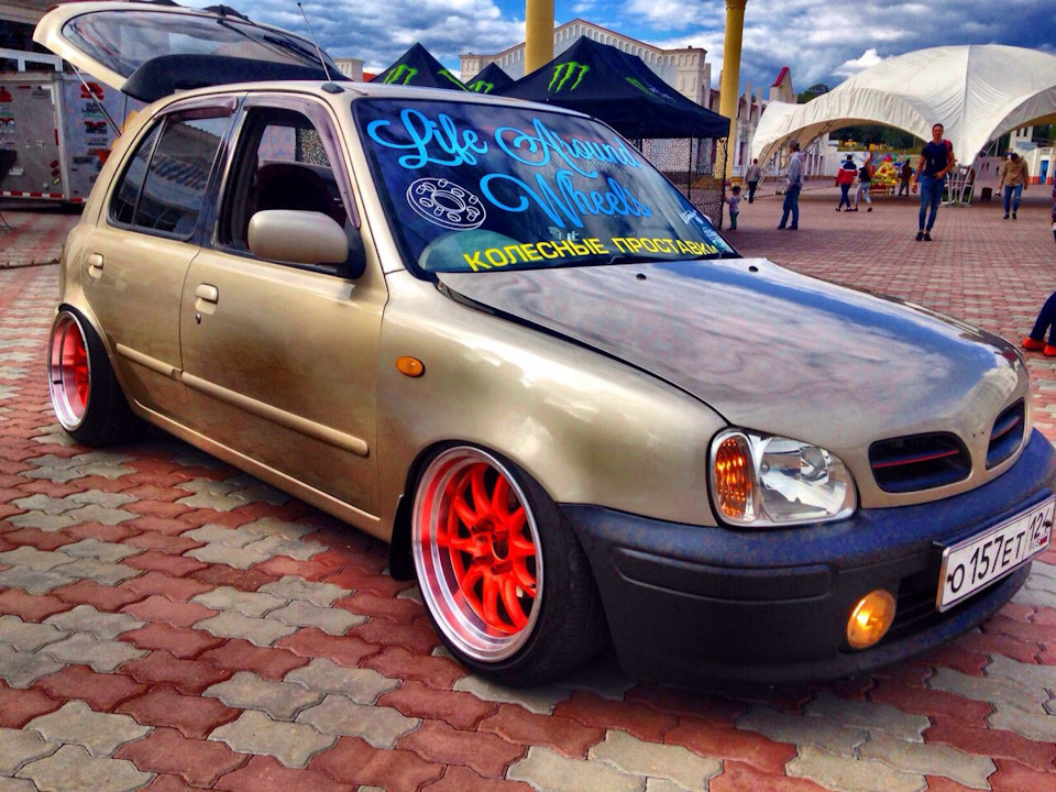 Nissan March stance JDM