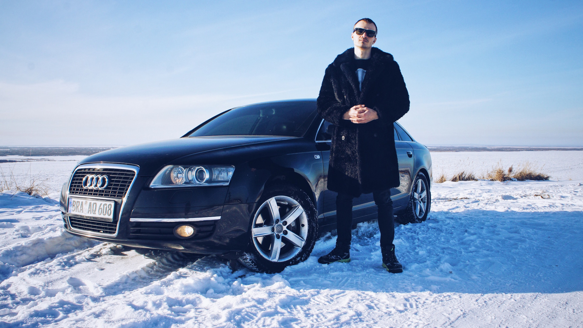 Audi a6 девушка