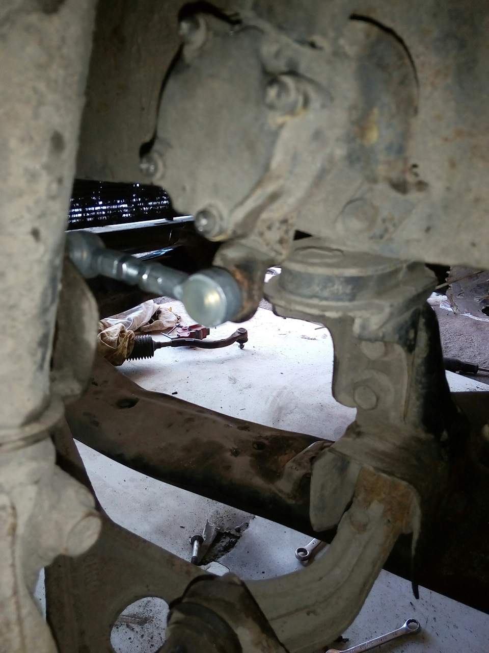 Тяга датчика положения кузова — Honda Accord (7G), 2,4 л, 2007 года ...