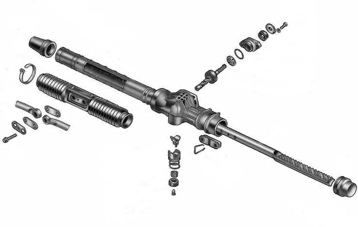 Рулевая рейка ваз устройство и принцип работы