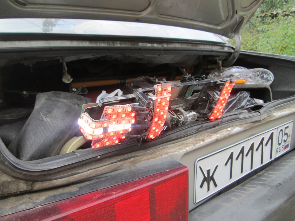 отчёт о диодах в задней оптике+переделка реле для поворотов на диодах ...