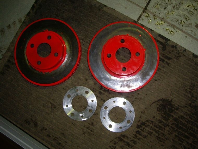 Twin-piston brakes - Toyota Sprinter Trueno 16L 1998