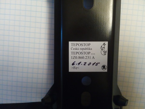 1Z0860231A Кронштейн огнетушителя VAG | Запчасти на DRIVE2