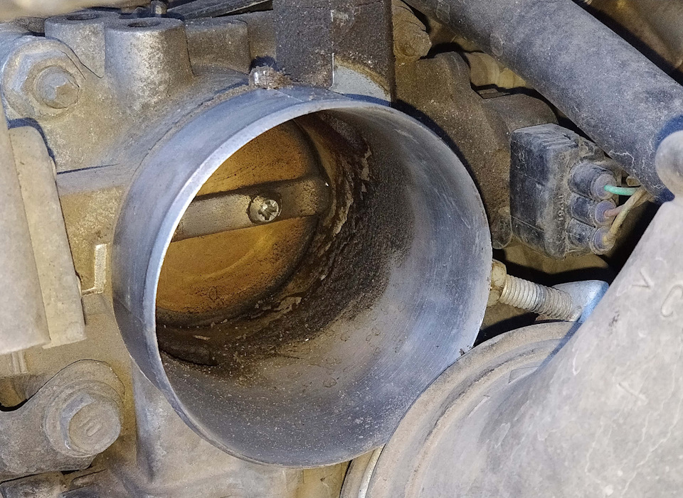 Дроссель Грязный — Toyota Will VS, 1,8 л, 2001 года | своими руками ...