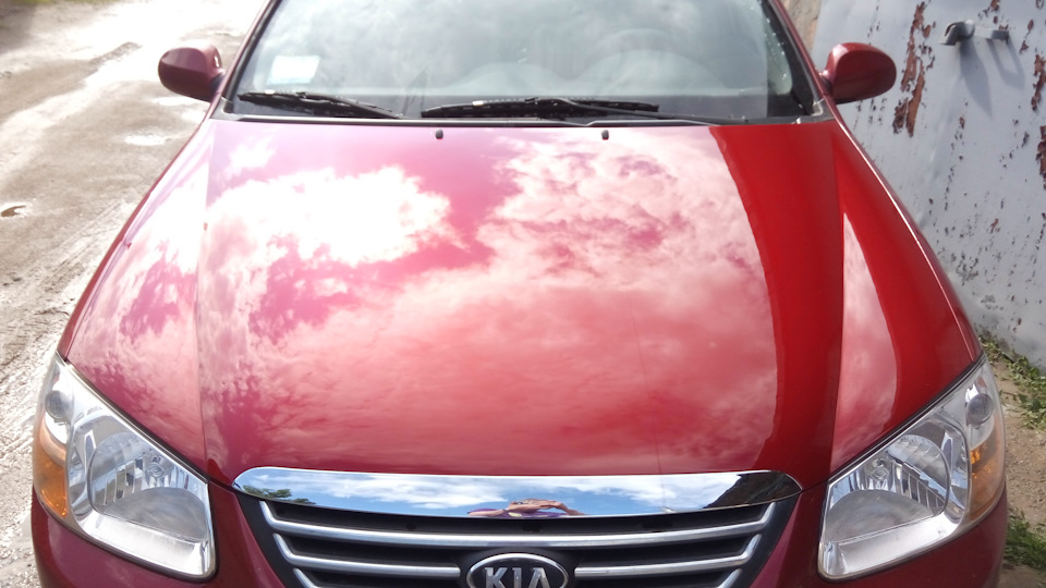 Пневмоупор под капот Киа Церато 04-09 — пока не стОит. — KIA Cerato (1G ...