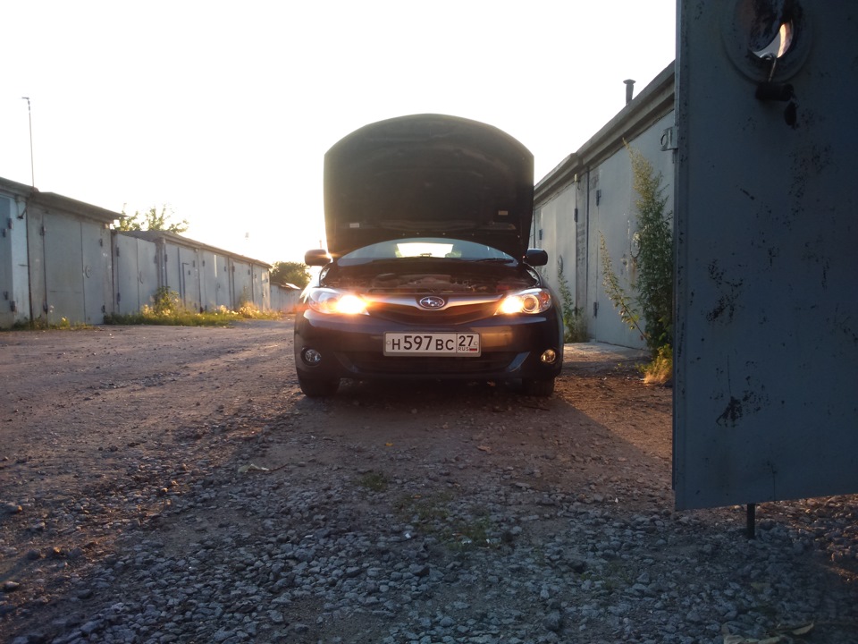 ДХО или дальний свет в пол накала. — Subaru Impreza (GE/GH), 1,5 л ...