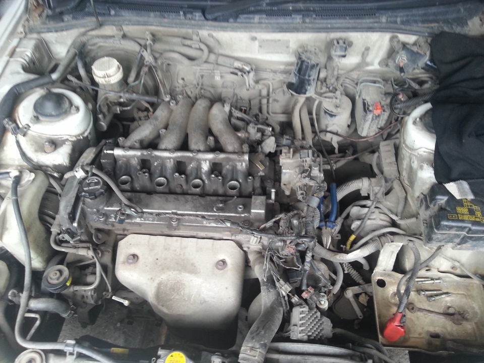 чистка гидрокомпенсаторов — Mitsubishi Aspire, 1,8 л, 1998 года ...