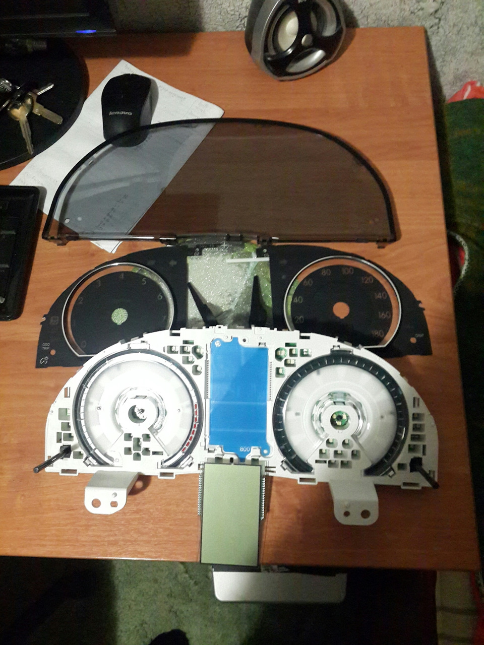 Инверсия дисплея приборной панели — Toyota Premio (T260), 1,8 л., 2009 ...