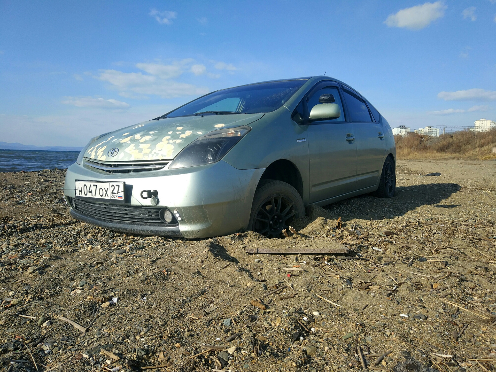 Съездил к морю пожрать перед работой. Хапнул на всю неделю. — Toyota Prius  (20), 1,5 л, 2007 года | поломка | DRIVE2