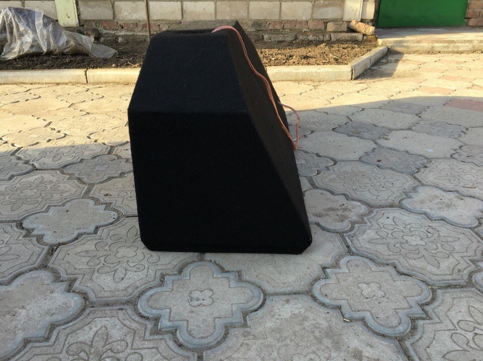 Фото короба для саба и его размеры — KIA Cerato (1G), 1,6 л, 2007 года ...