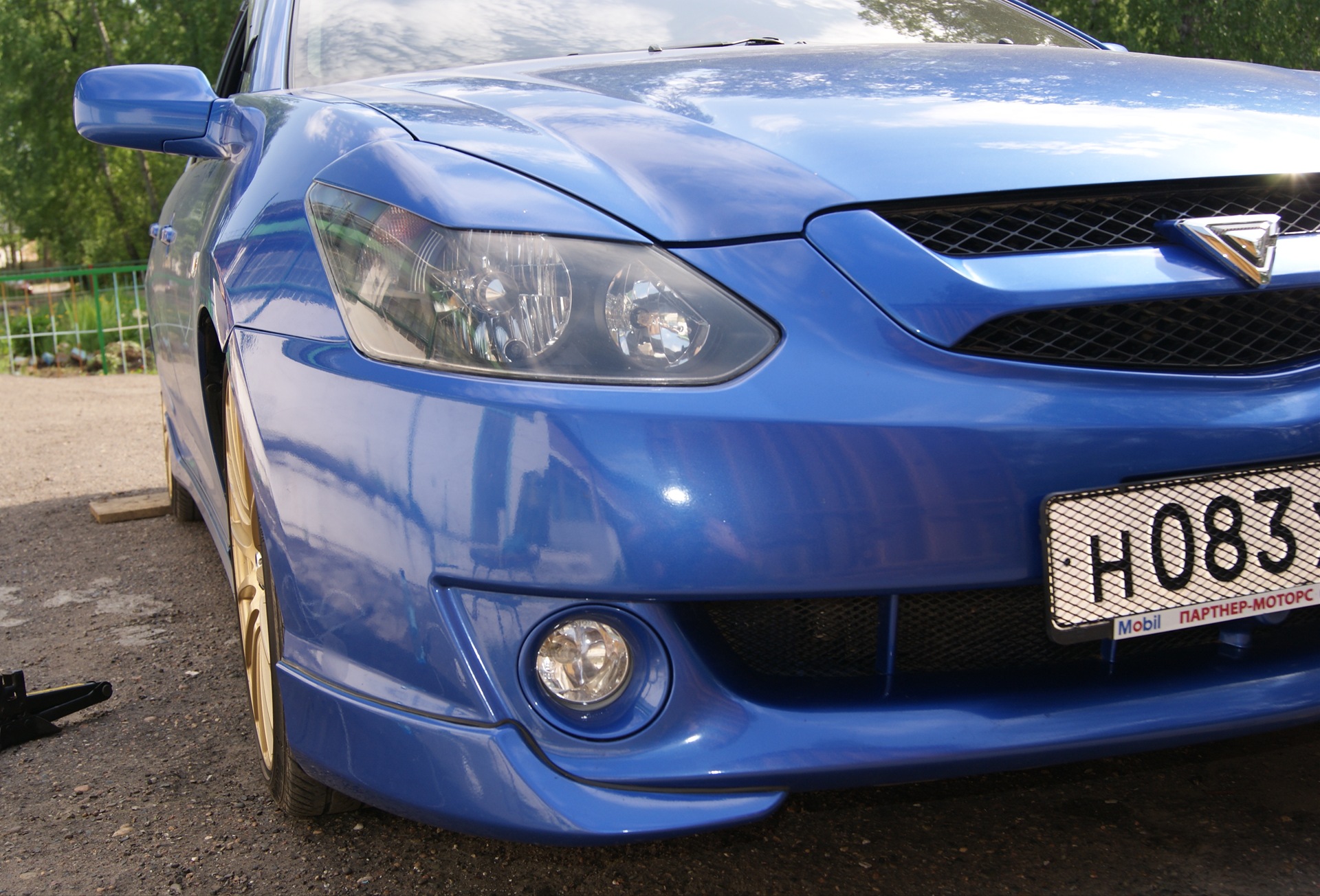 Darkened the headlights from the inside  Rate it  - Toyota Caldina 20L 2003