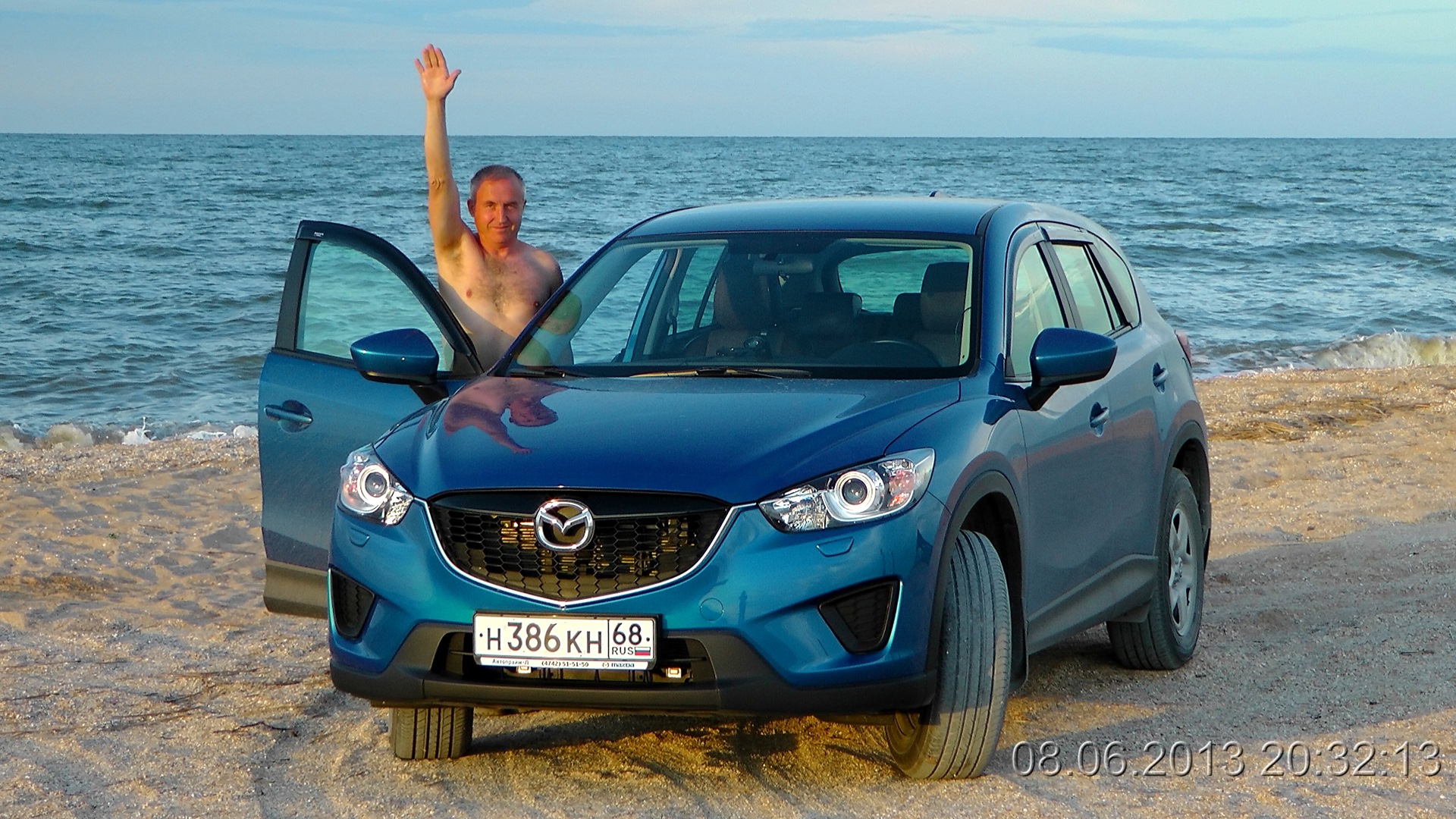 Mazda CX-5 (1G) 2.0 бензиновый 2013 | 2,0 Drive, Sky Blue на DRIVE2