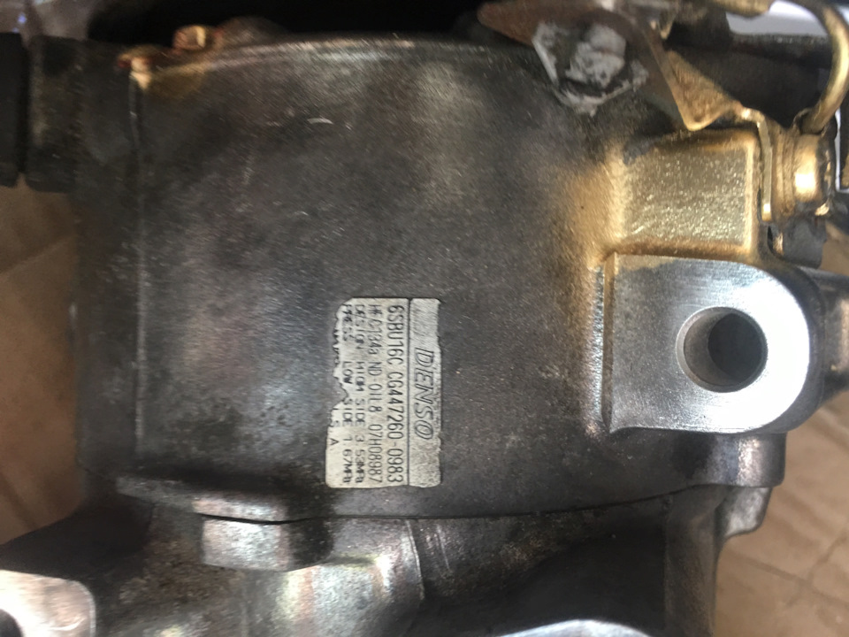 Компрессор кондиционера Тойота Камри 3,5 — Toyota Camry (XV40), 3,5 л ...