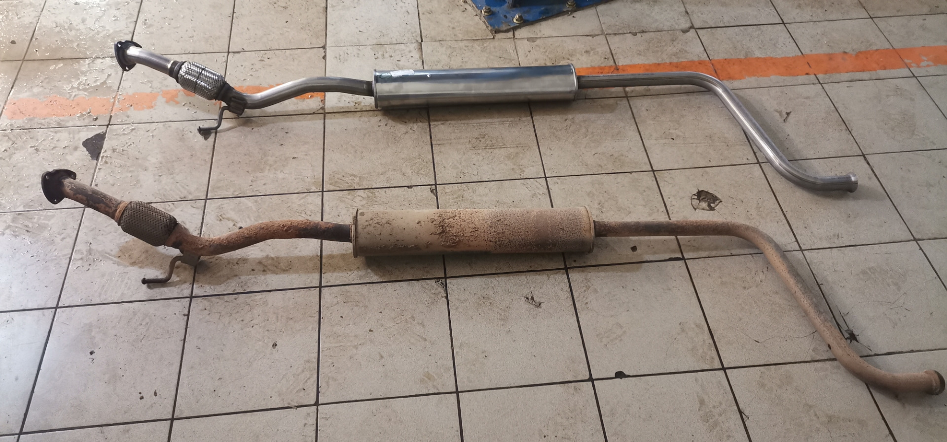 Замена резонатора глушителя Лада Веста SW — Lada Vesta SW (1G), 1,6 л ...