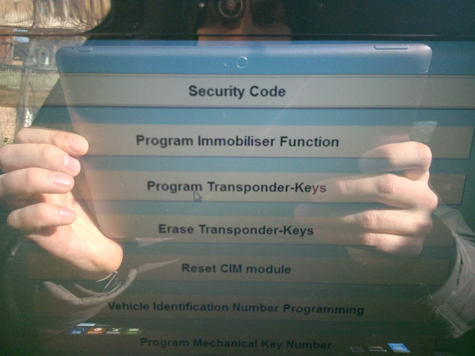 Выбираем Program Transponder-Keys — Opel Astra H