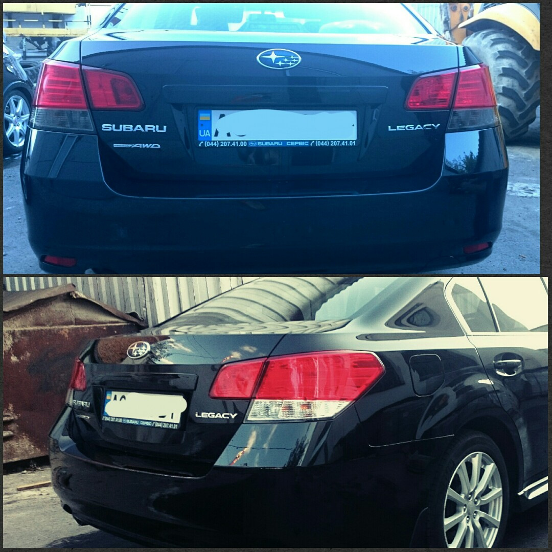 А у нас новый вид сзади)) — Subaru Legacy (BM/BR), 2,5 л, 2011 года ...