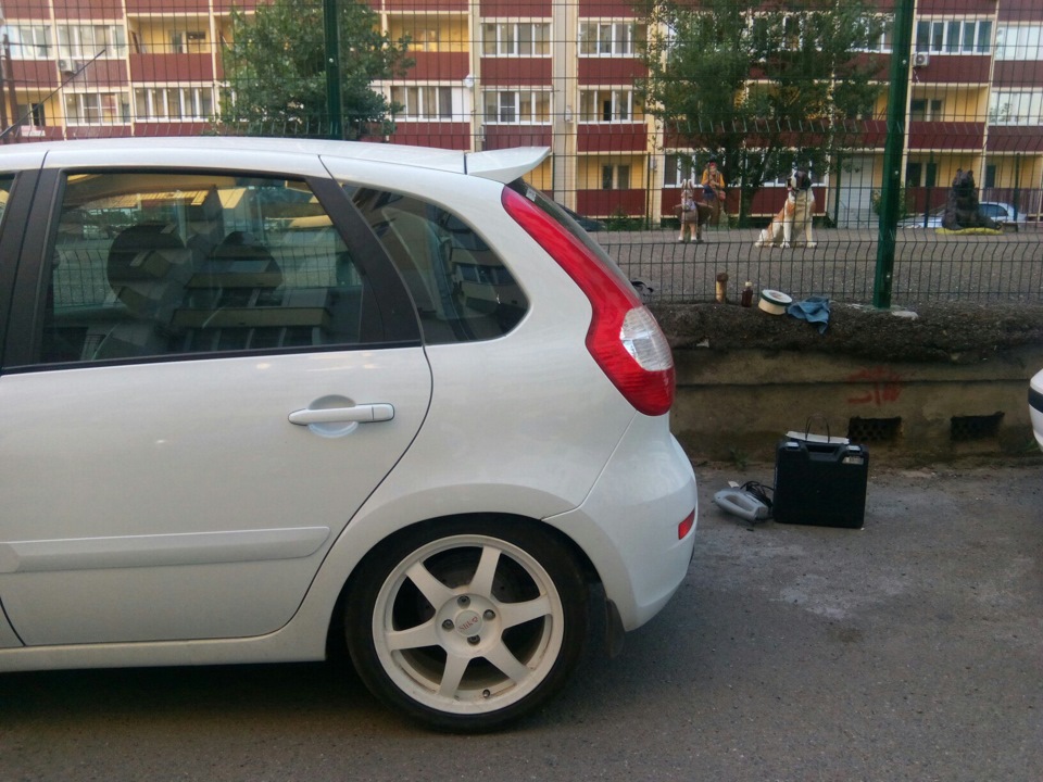 Спойлер от калины спорт 2 — Lada Калина 2 хэтчбек, 1,6 л, 2014 года ...